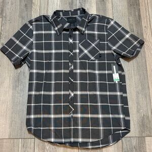 O'Neill Charcoal Plaid Casual Shirt